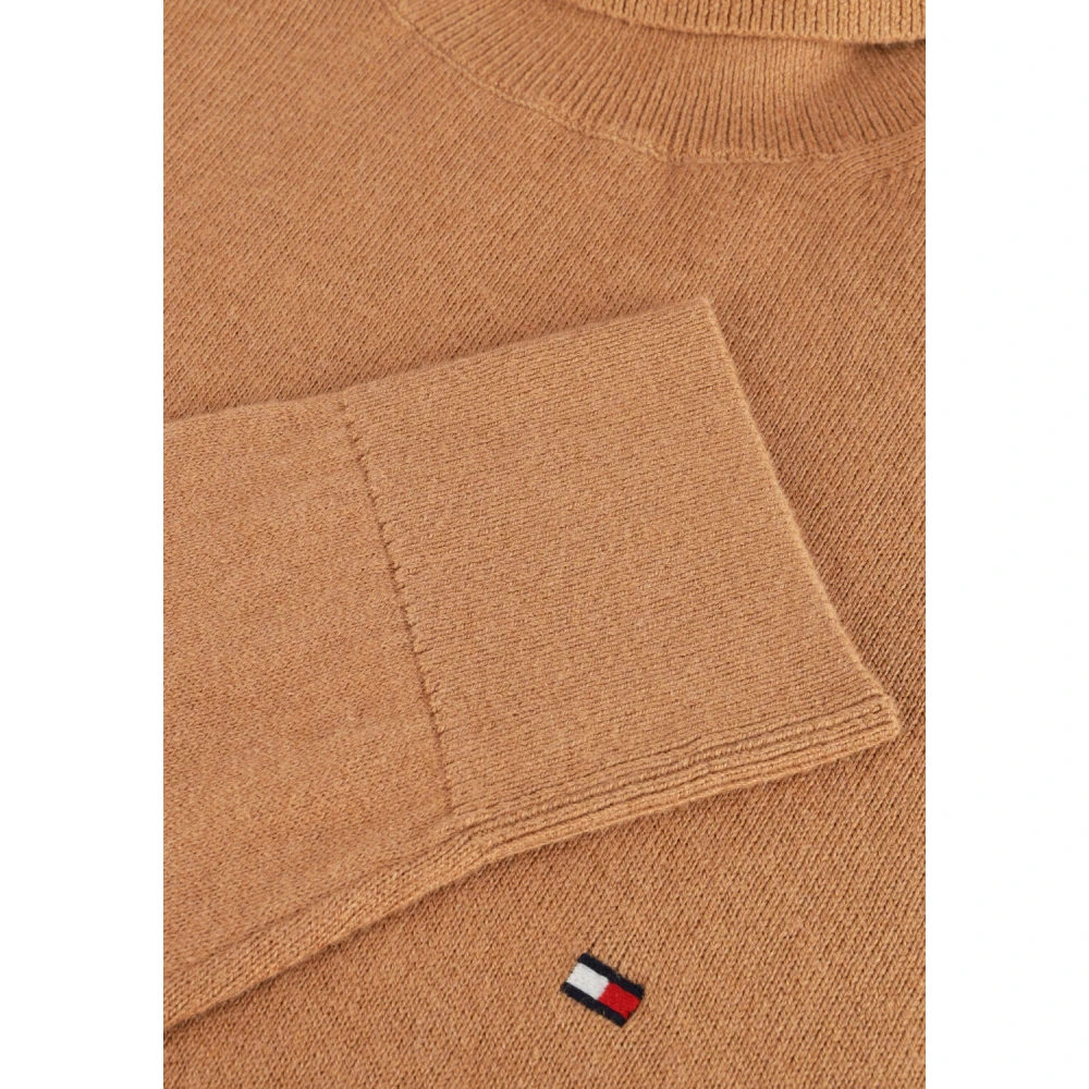 Tommy Hilfiger Cashmere Roll Neck Sweater Vest Brown Heren