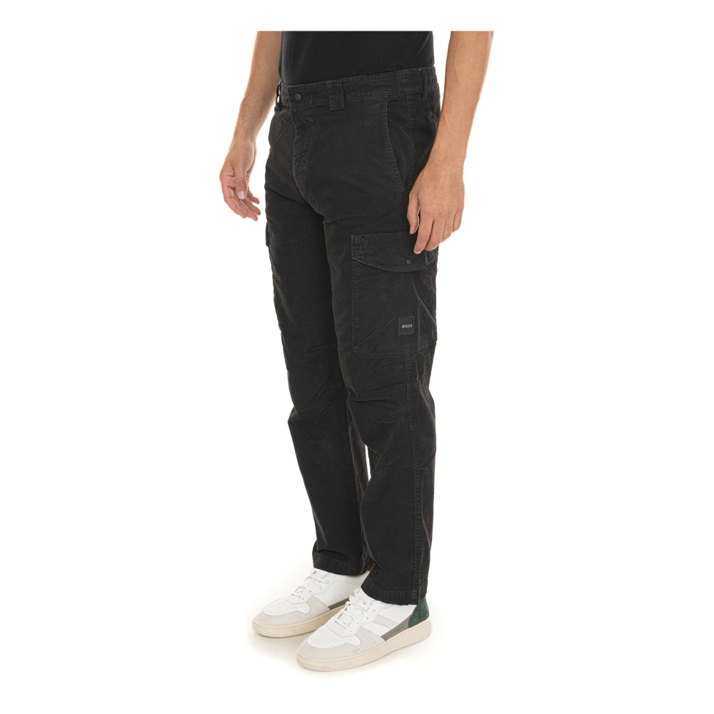 Boss Cargo broek met grote zak Black Heren