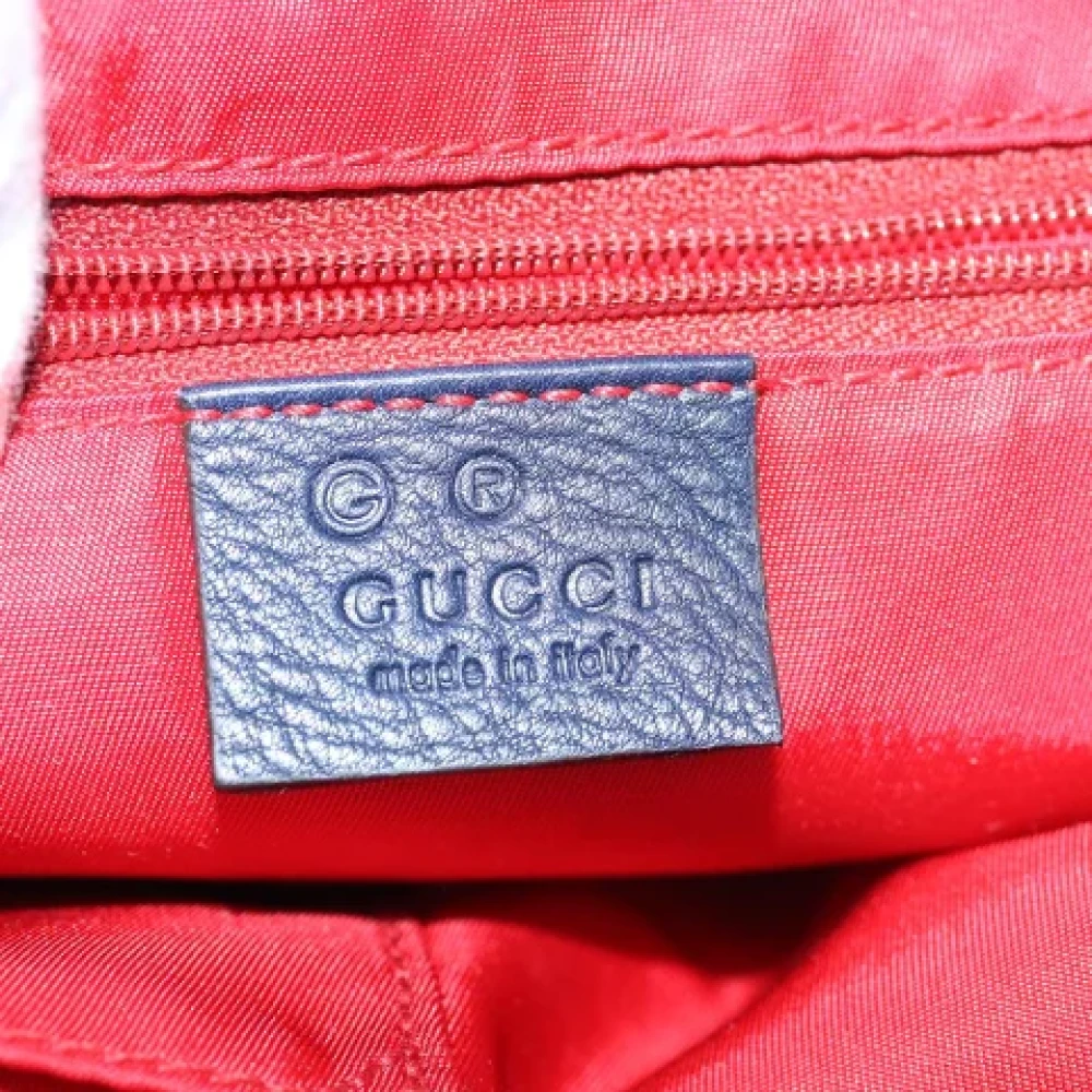 Gucci Vintage Pre-owned Canvas gucci-bags Blue Dames