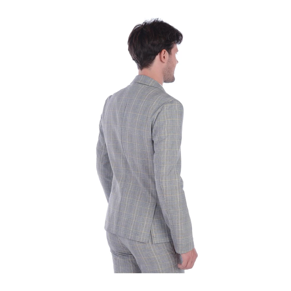 Daniele Alessandrini Elegant Suit Jacket Evora Multicolor Heren