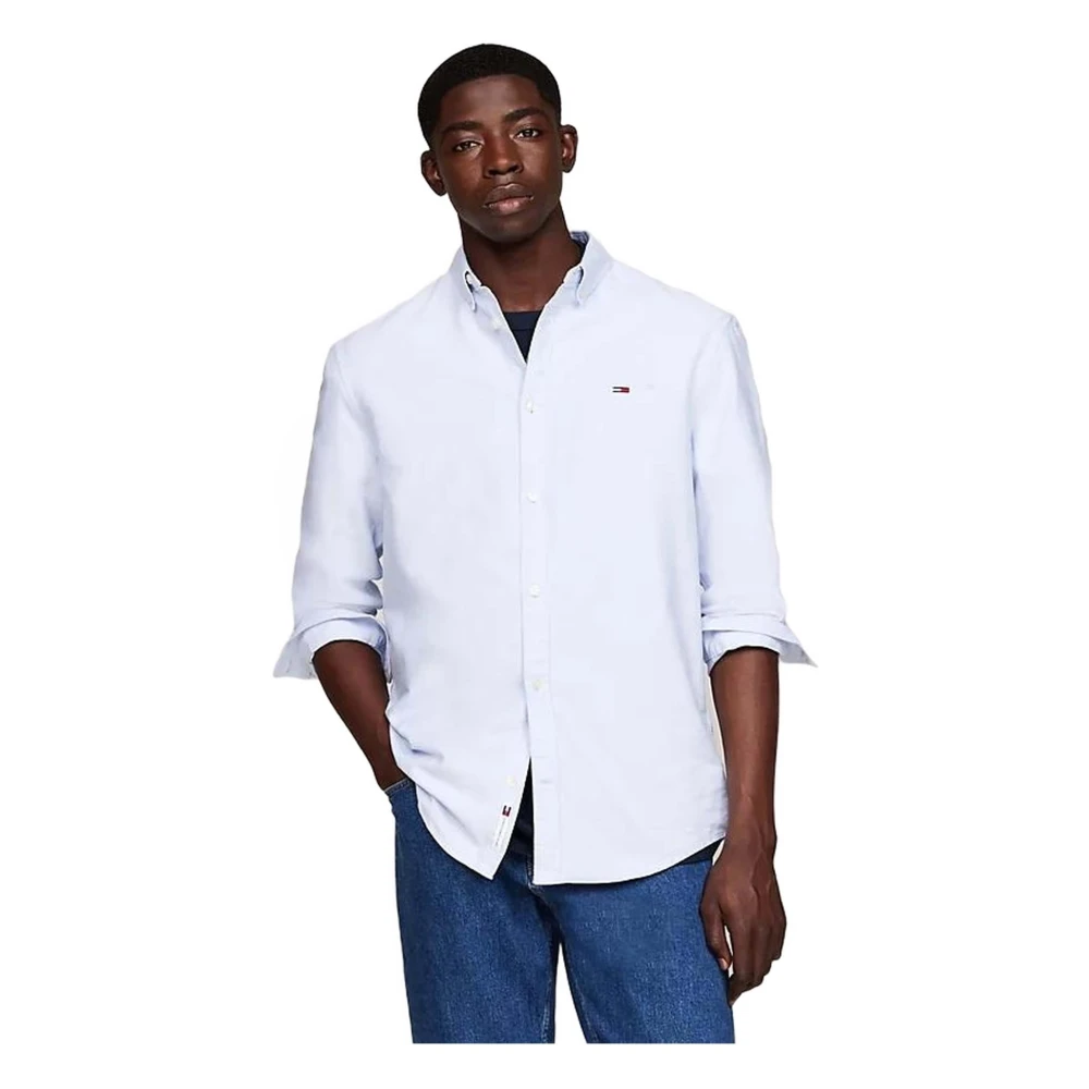 Tommy Hilfiger Entry Reg Oxford Shirt White Heren