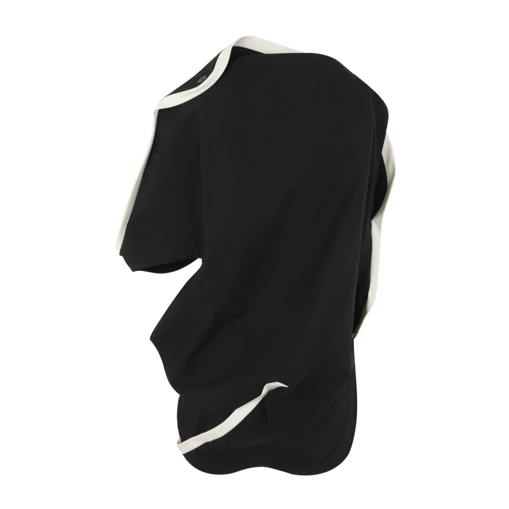 Issey Miyake Zwarte Geassembleerde Stijl Black Dames