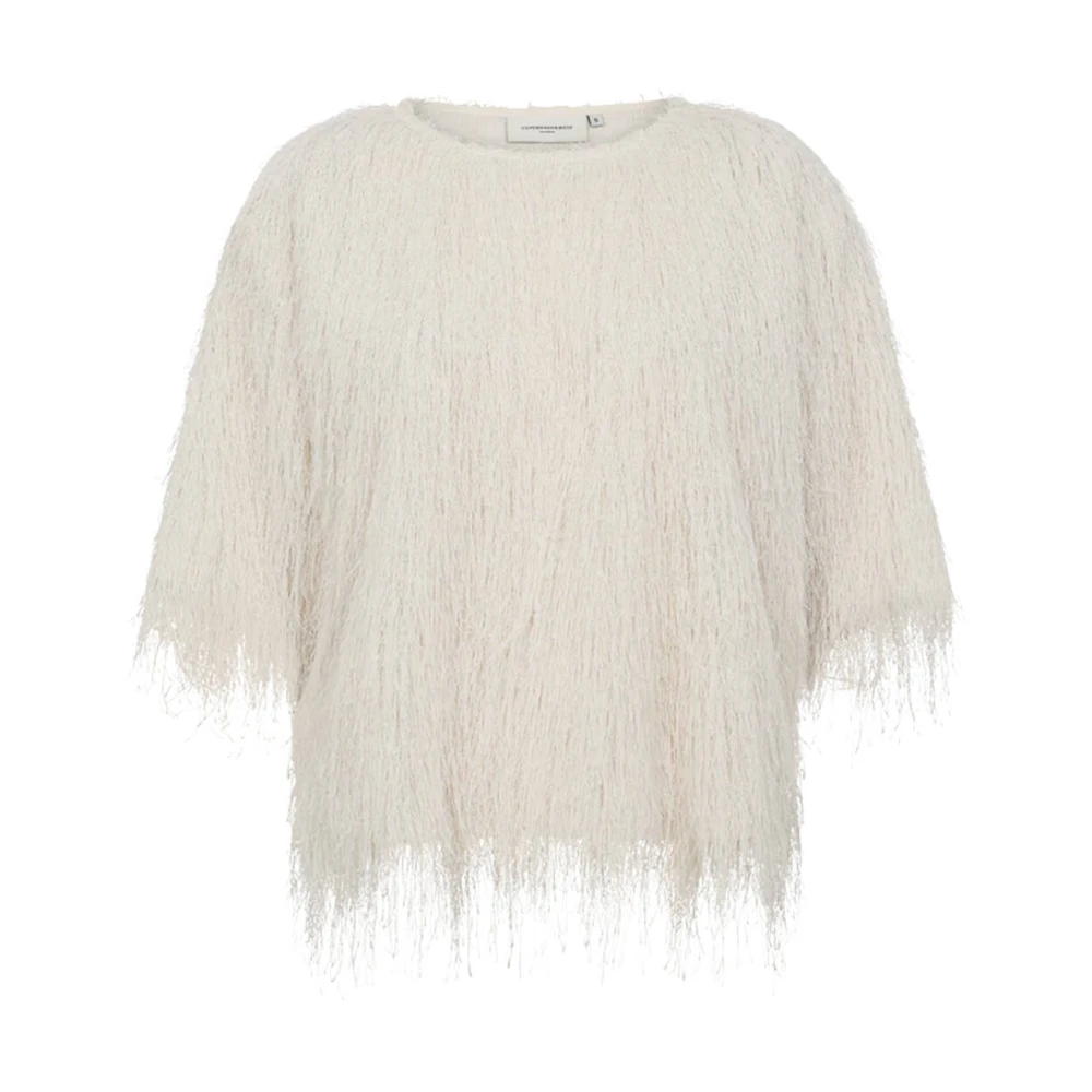 Copenhagen Muse Fallon Tee Stijlvol Grafisch Shirt White Dames