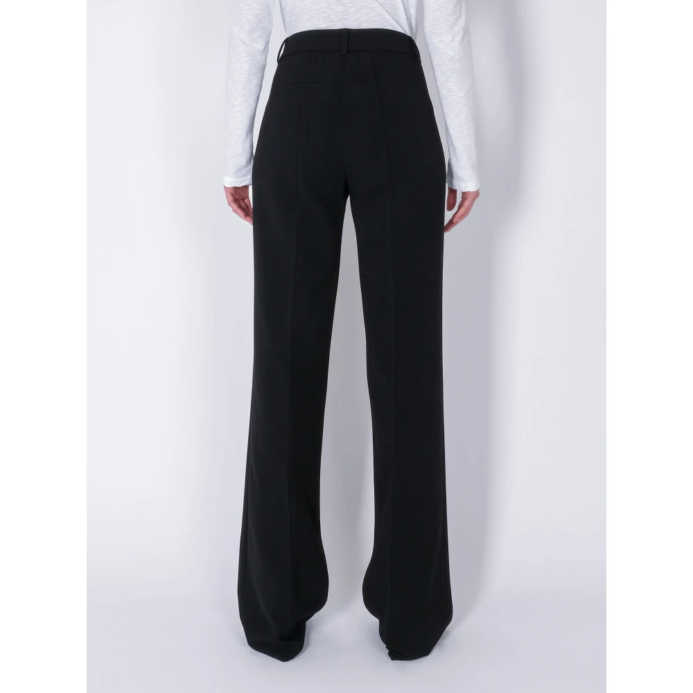 Seafarer Klassieke zwarte wollen blend damesbroek Black Dames