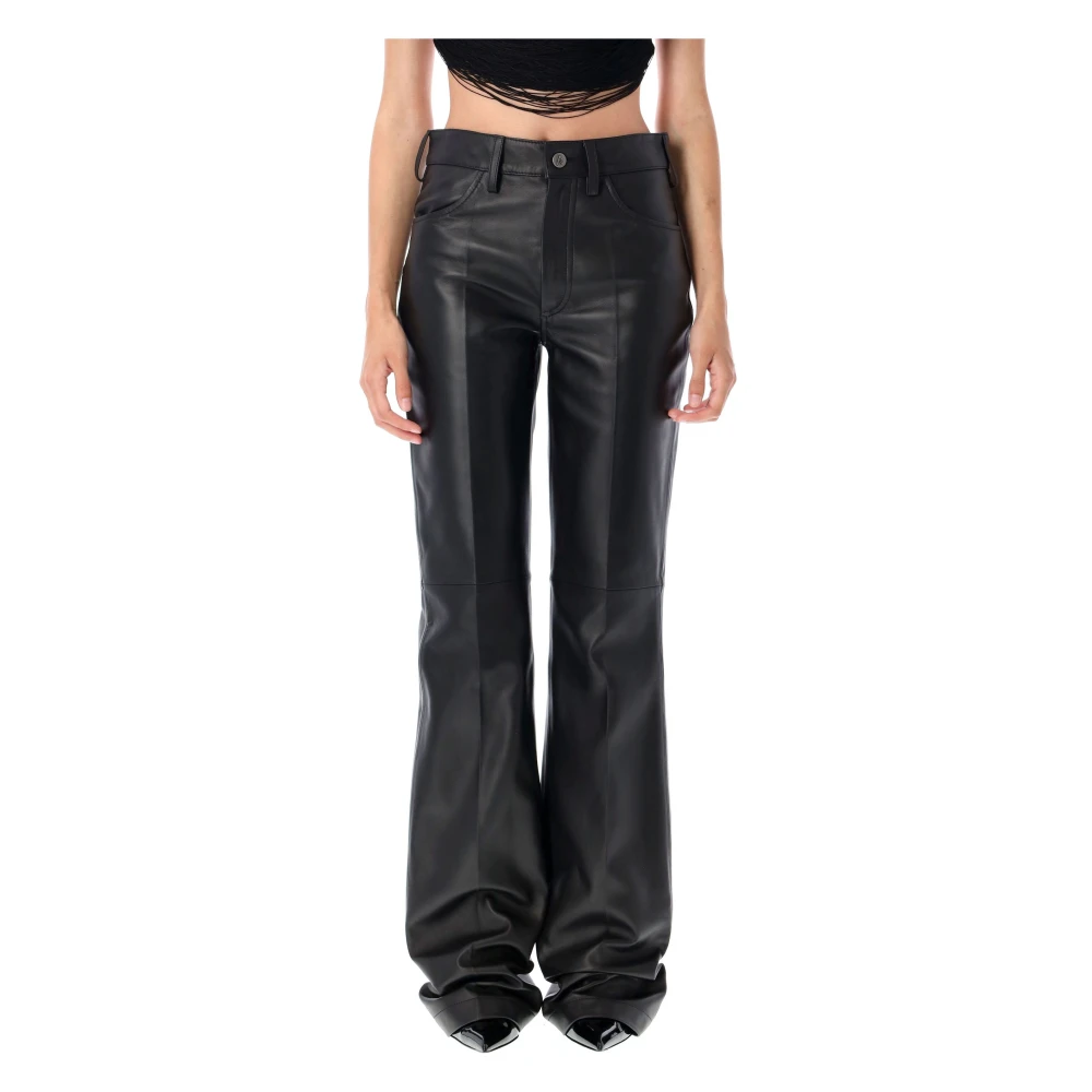 Trousers > Leather Trousers - - The Attico - Modalova