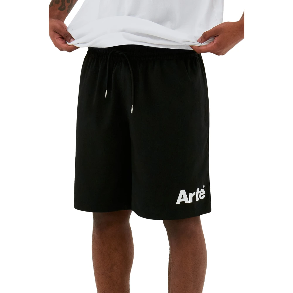 Arte Antwerp Casual Shorts Black Heren
