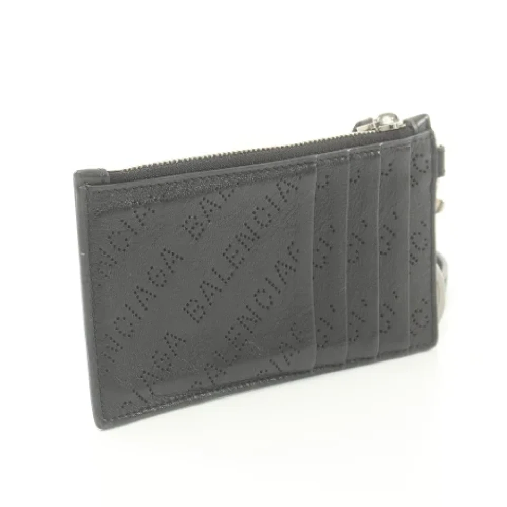 Balenciaga Vintage Pre-owned Leather wallets Gray Dames