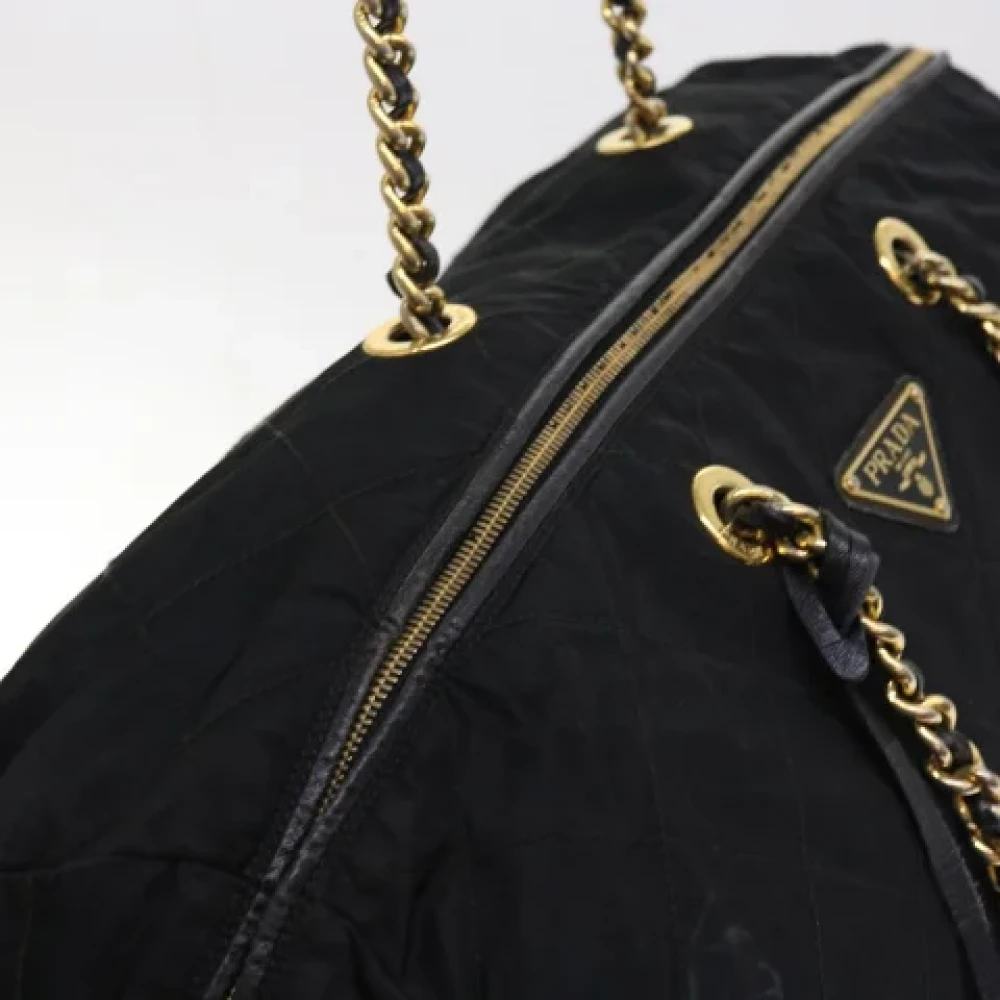 Prada Vintage Pre-owned Nylon travel-bags Black Dames