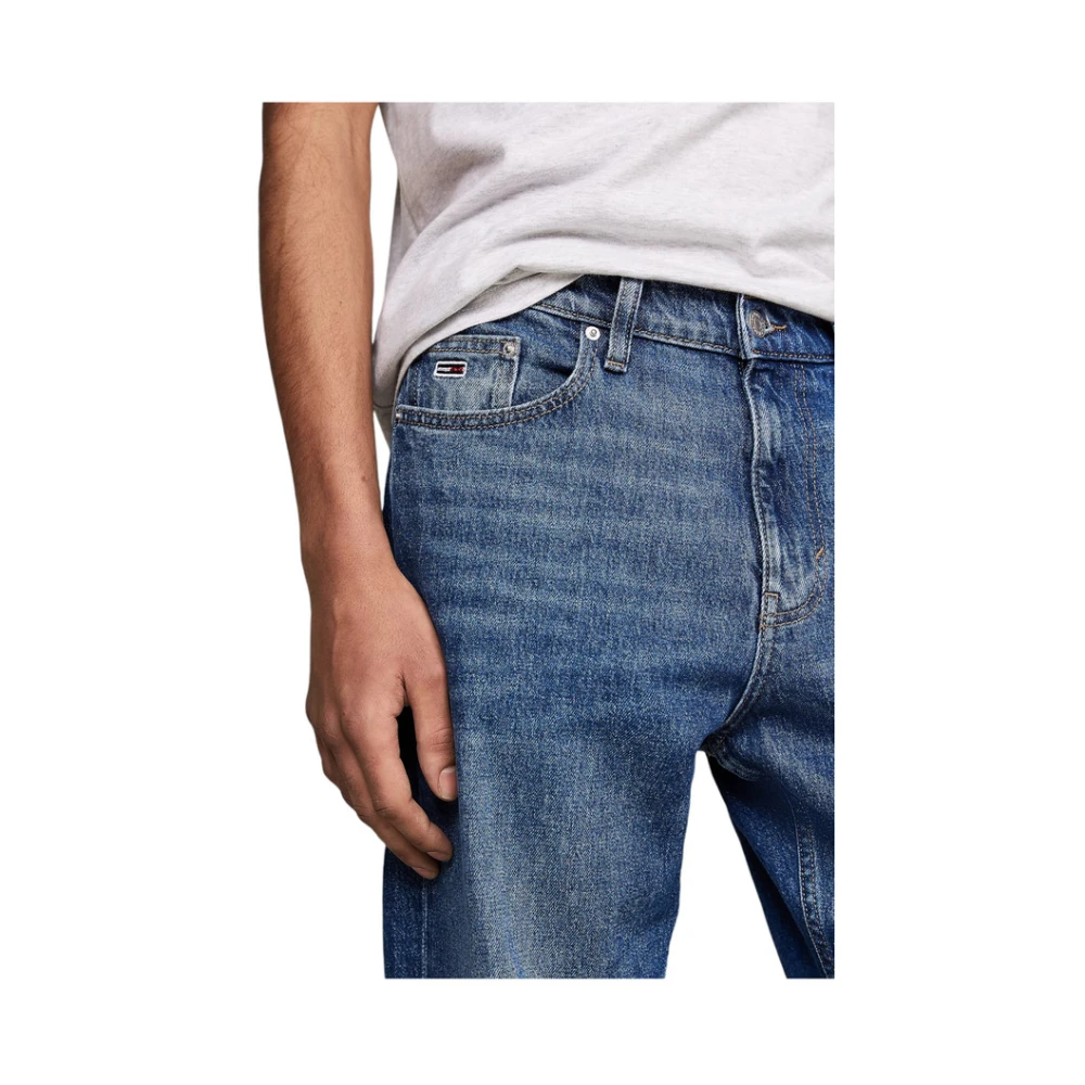 Tommy Jeans Klassieke Straight Fit Denim Jeans Blue Heren