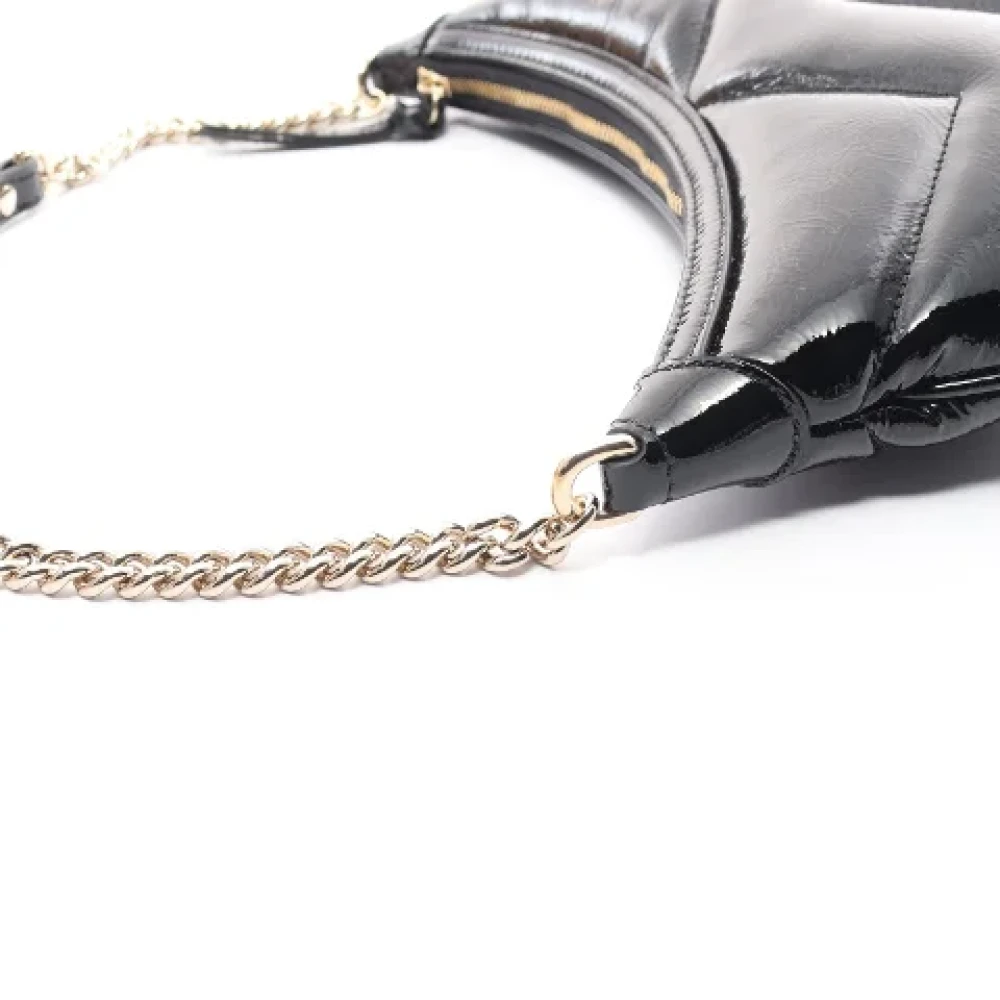 Gucci Vintage Pre-owned Leather crossbody-bags Black Dames