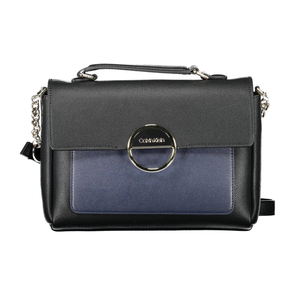 Calvin Klein Women's Black Shoulder Bag With Logo