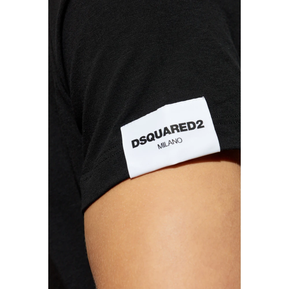 Dsquared2 T-shirt uit de ondergoedlijn Black Heren