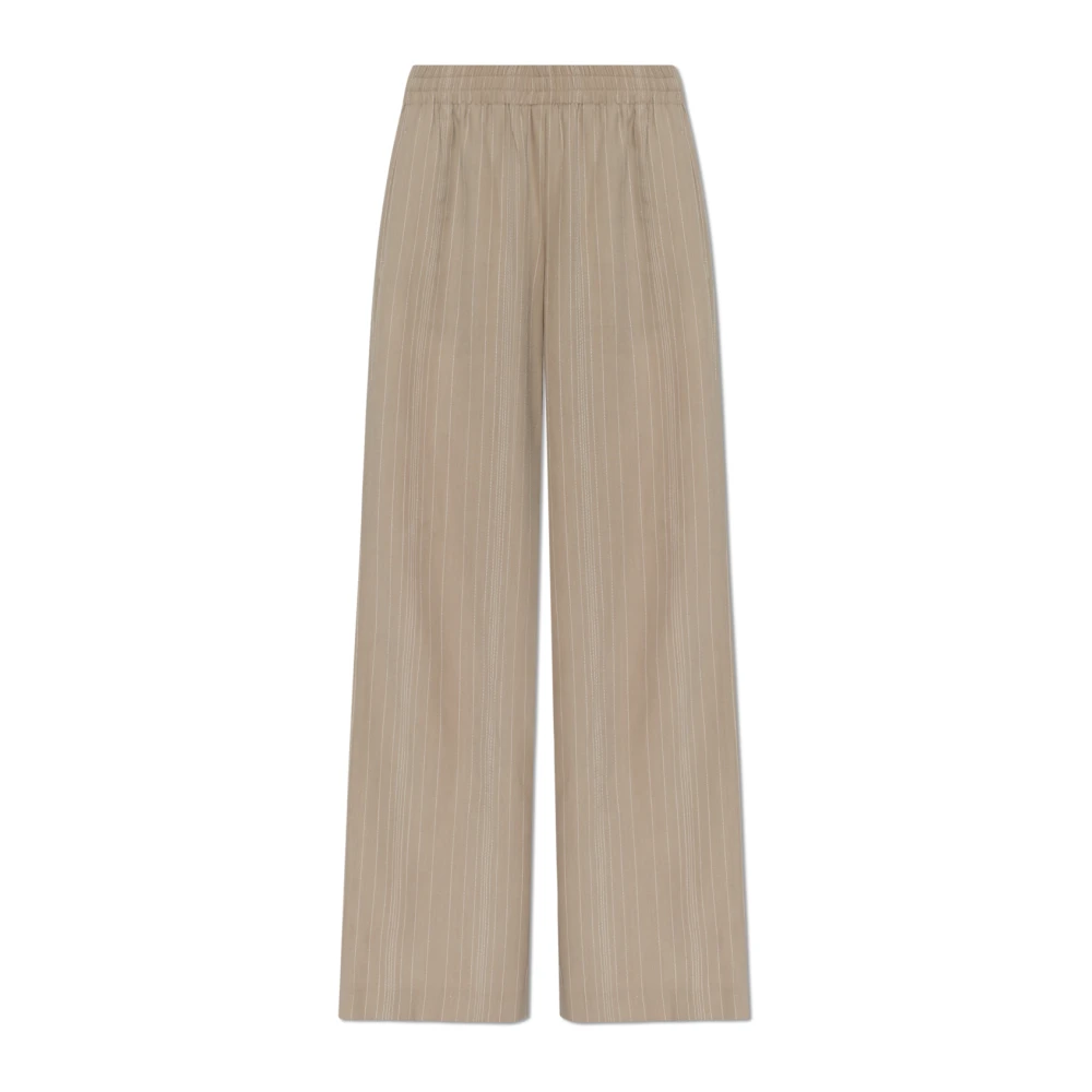 Golden Goose Mujer Beige - Pinstripe Trousers - Trousers - M - Pinstripe Trousers