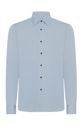 clear-blue-oxford-jacquard-shirt