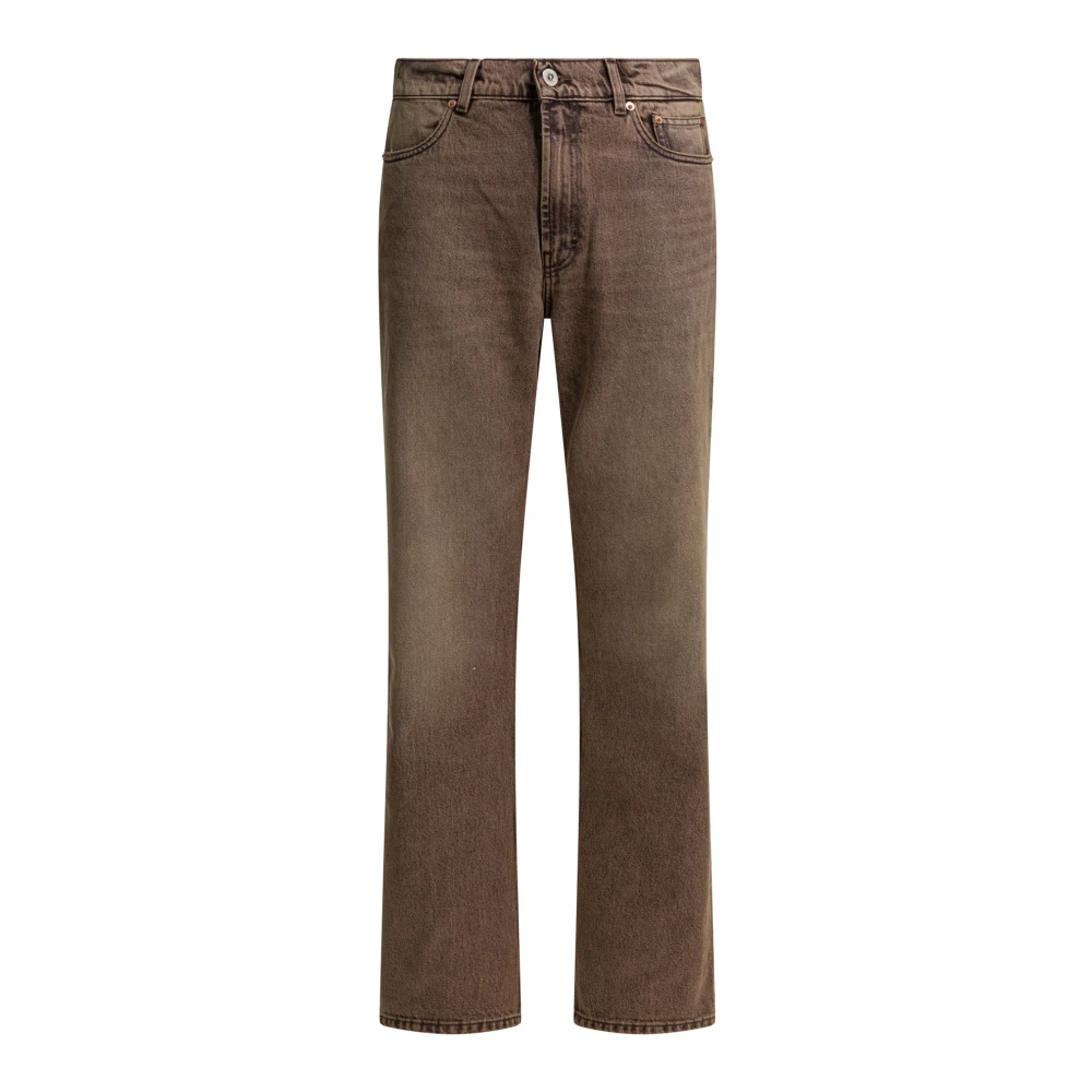 Our Legacy Men's Brown Straight Fit Jeans, W32, Carlson Cut Jeans