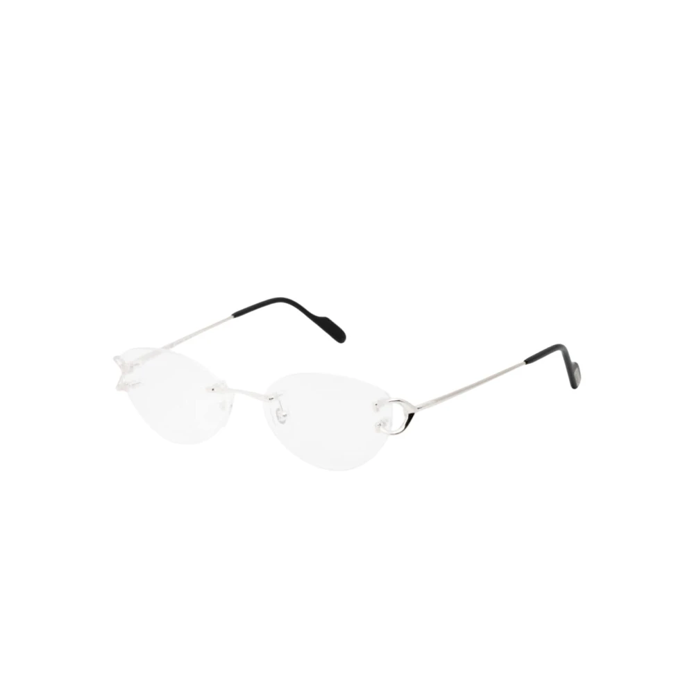 Cartier Gray Glasses, Female, 57 Mm, C Decor Optical Frame