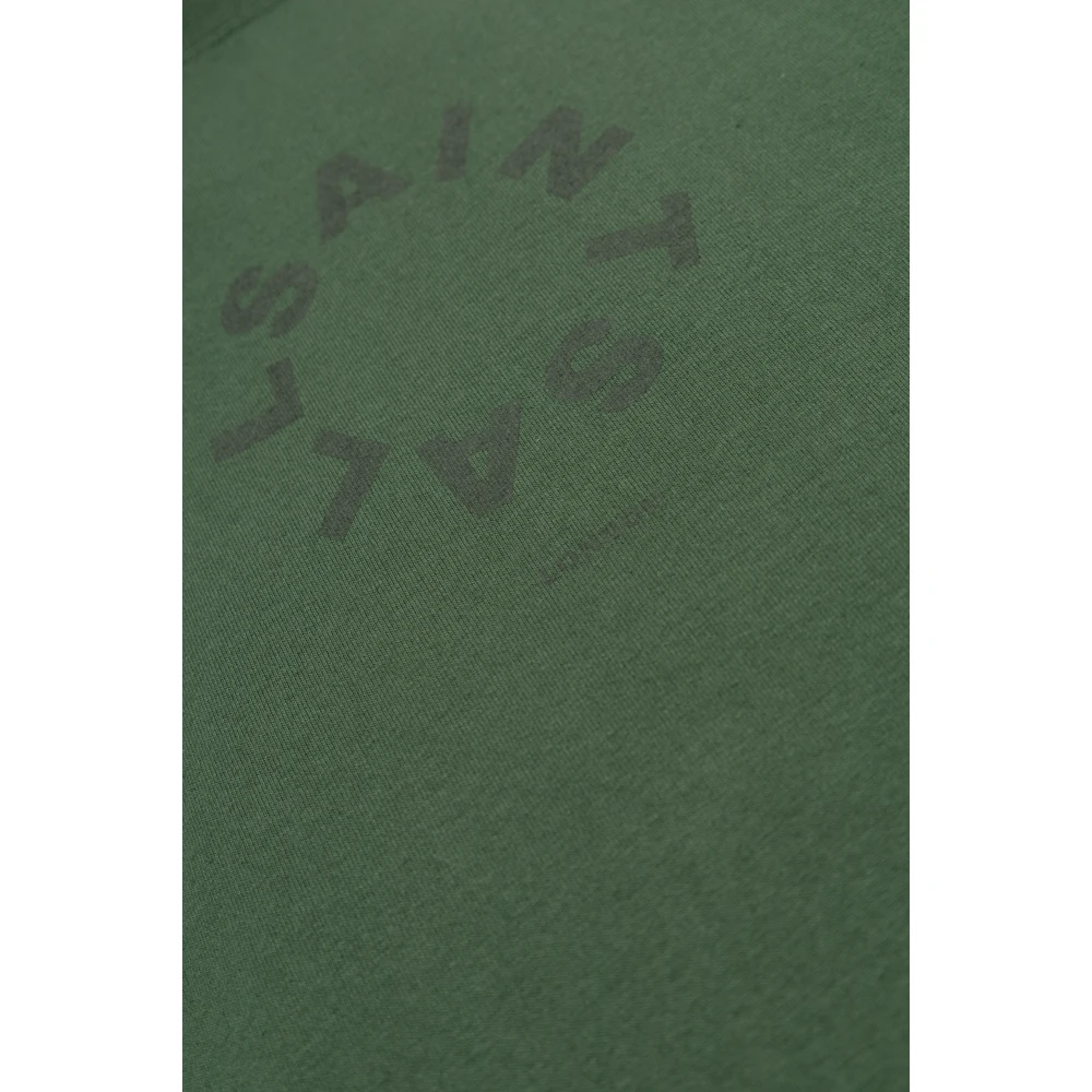 AllSaints Tierra Oversized T-Shirt Green Heren