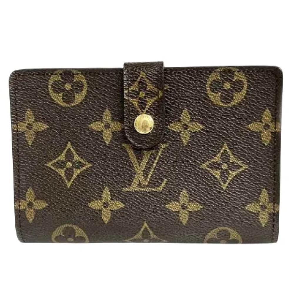 Louis Vuitton Vintage Pre-owned Canvas wallets Brown Dames