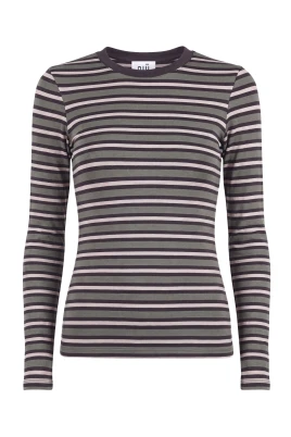 Maglia slim a girocollo