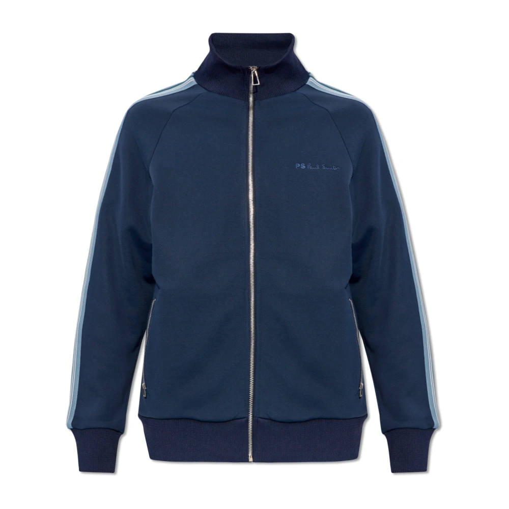 PS By Paul Smith Sweater met rits Blue Heren