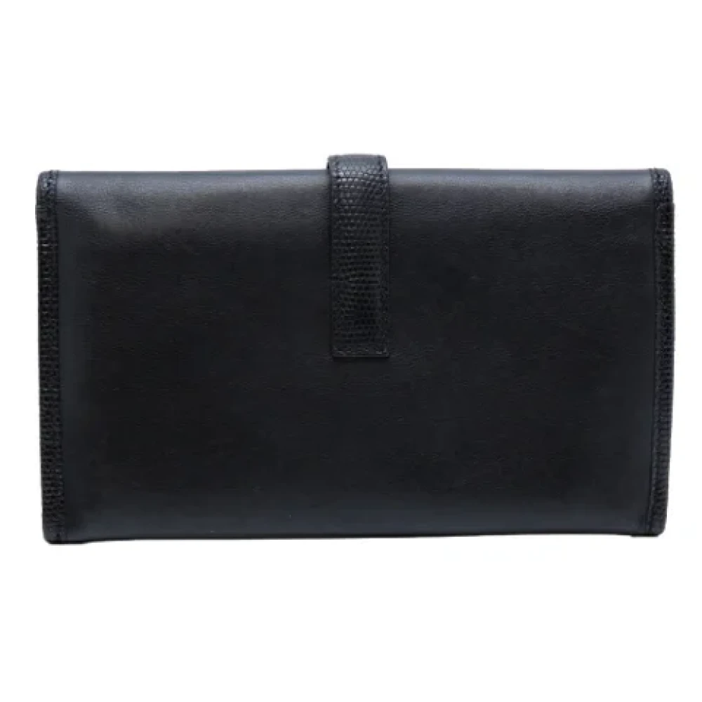 Hermès Vintage Pre-owned Fabric clutches Black Dames