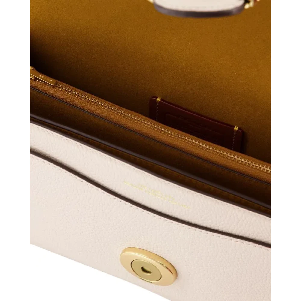 Coach Leather handbags Beige Dames