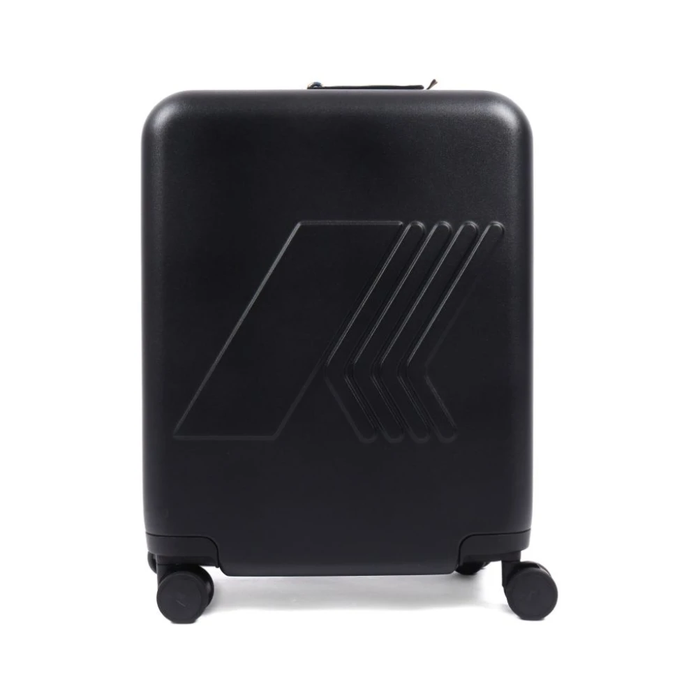 K-Way Women's Black Eudoxie Cabin Trolley - Cabin Bags - One Size - Suitcases