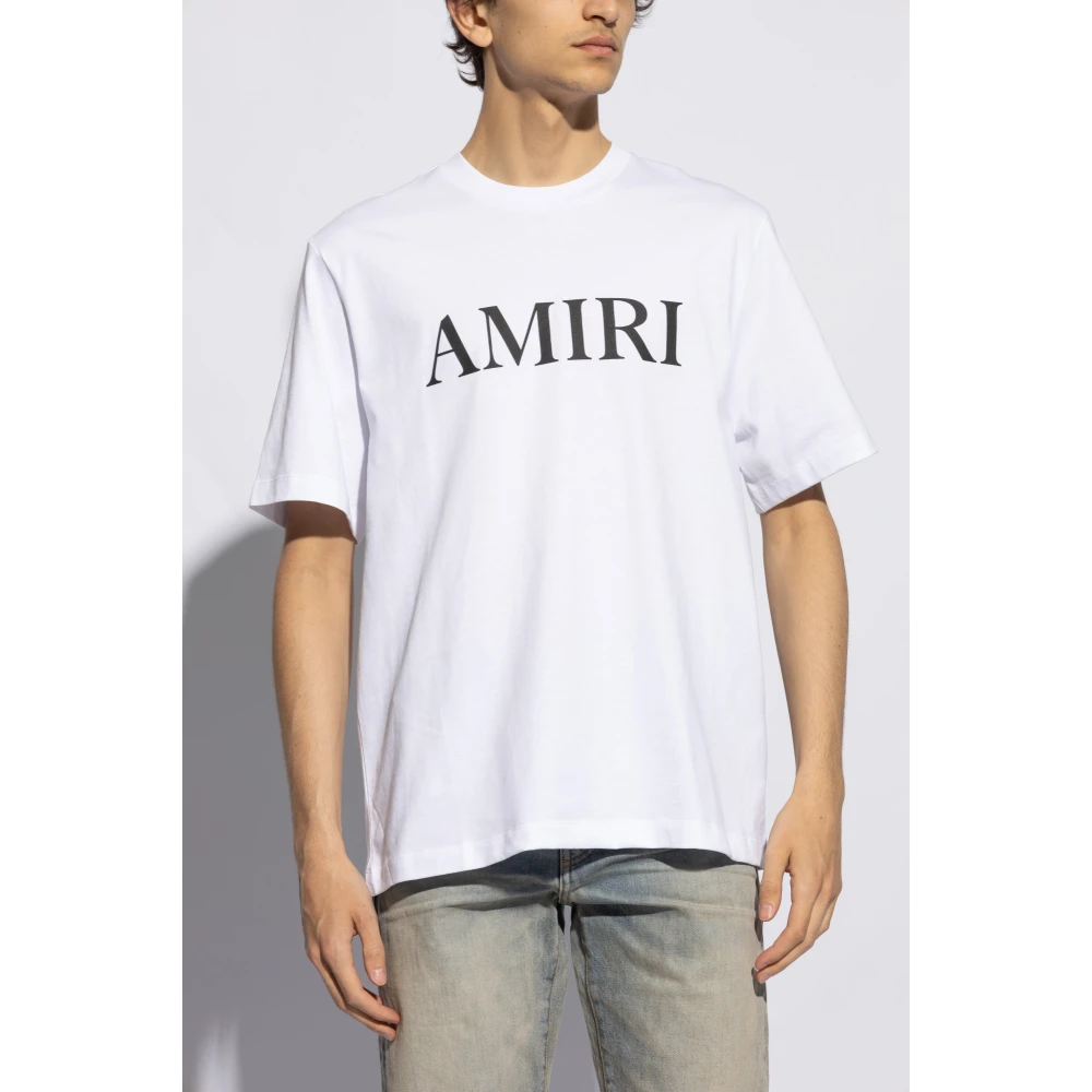 Amiri T-shirt met logo White Heren