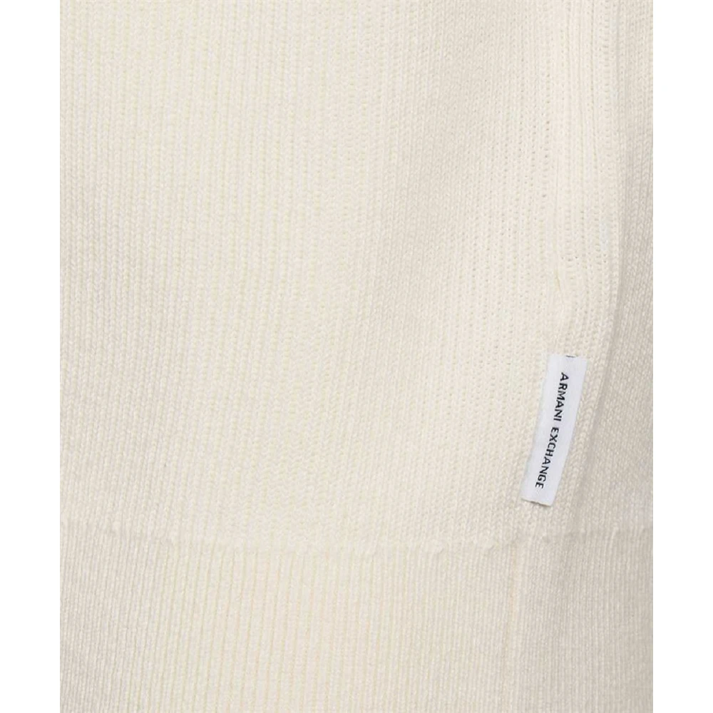 Armani Exchange Witte Sweater Collectie Beige Heren