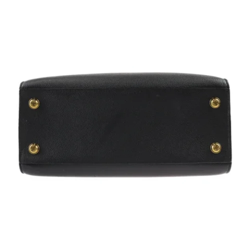 Louis Vuitton Vintage Pre-owned Leather handbags Black Dames