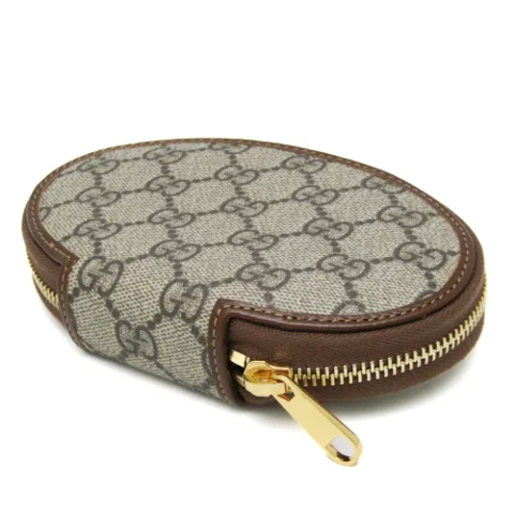 Gucci Vintage Pre-owned Canvas wallets Brown Dames