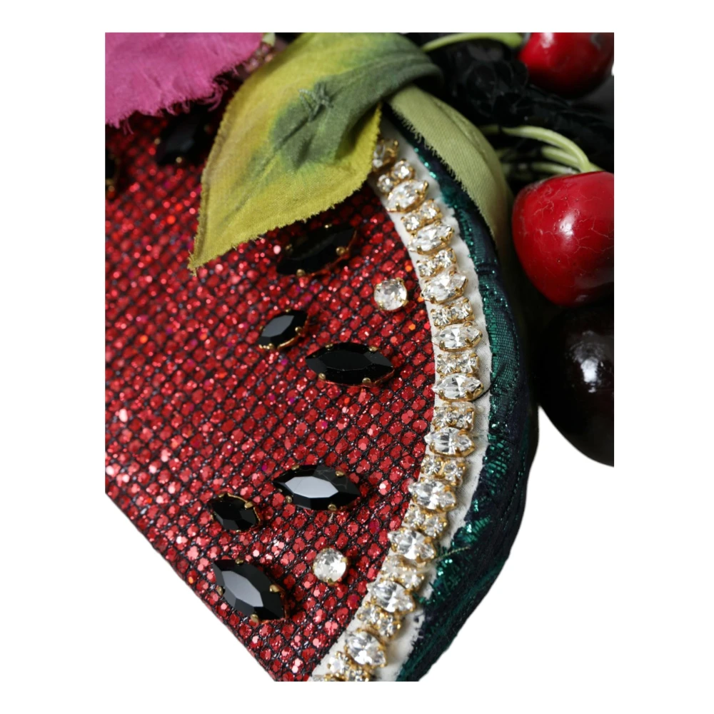 Dolce & Gabbana Kristal Watermeloen Haarband Multicolor Dames