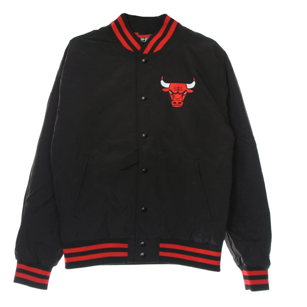 New Era Chicago Bulls Bomberjacka Svart Black, Herr