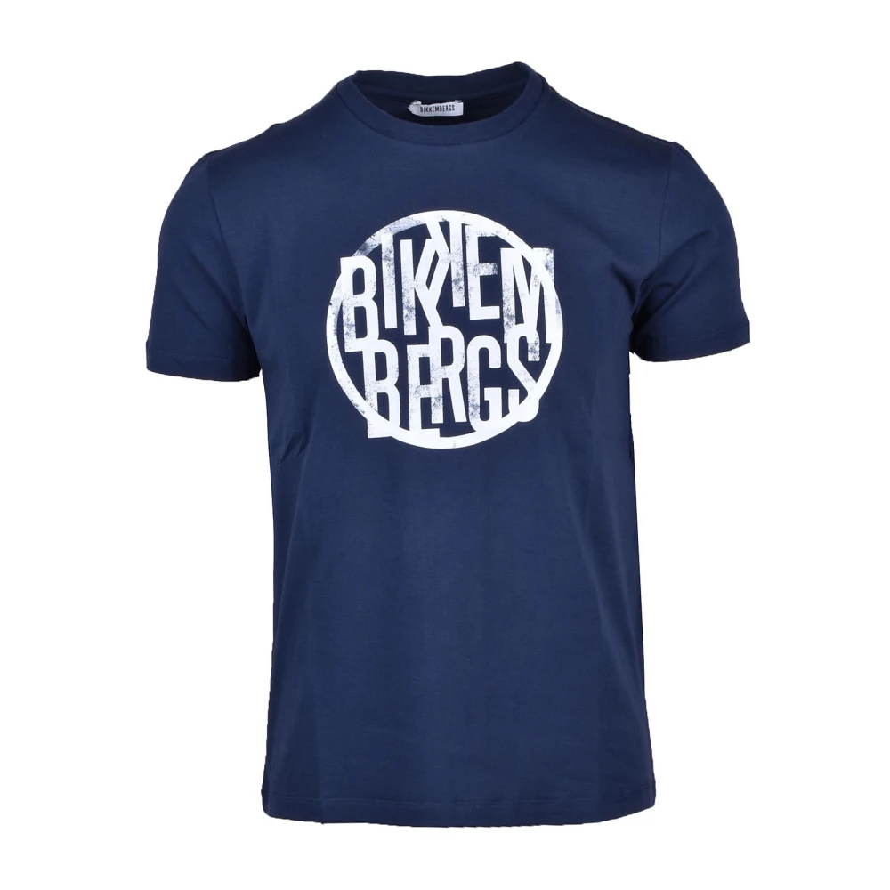 Bikkembergs Stijlvolle Katoenen T-Shirt Collectie Blue Heren
