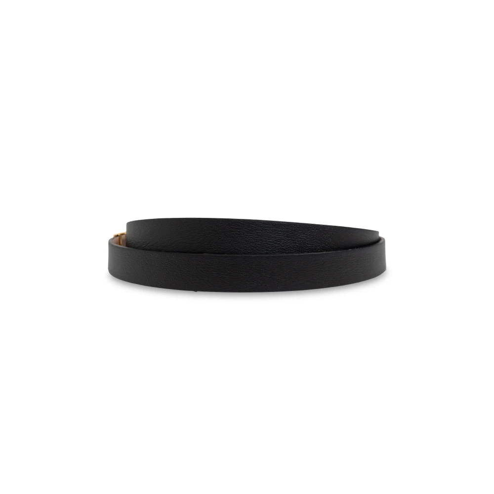 Victoria Beckham Leren riem Black Dames