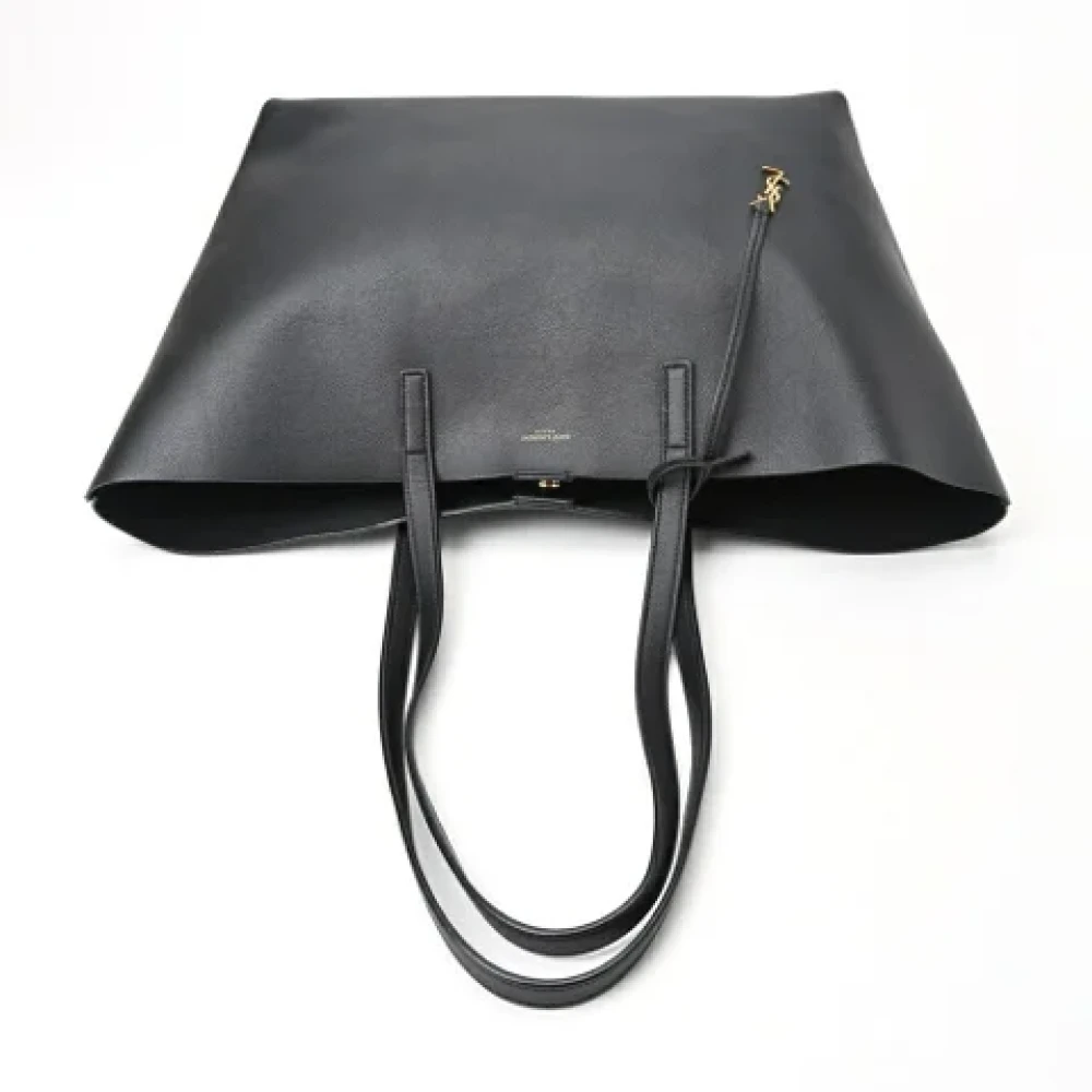 Yves Saint Laurent Vintage Pre-owned Leather totes Black Dames