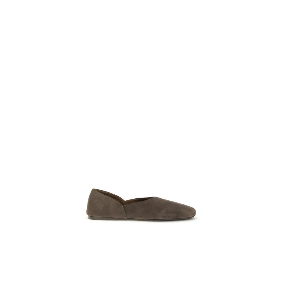 Khaite Women's Brown Ballerina Shoes, 6 Uk, Jane Ballet Flats