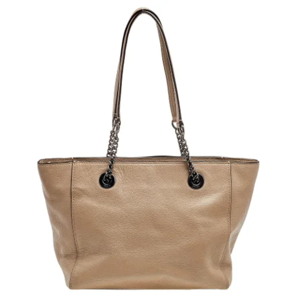 Coach Pre-owned Leather totes Gray Dames