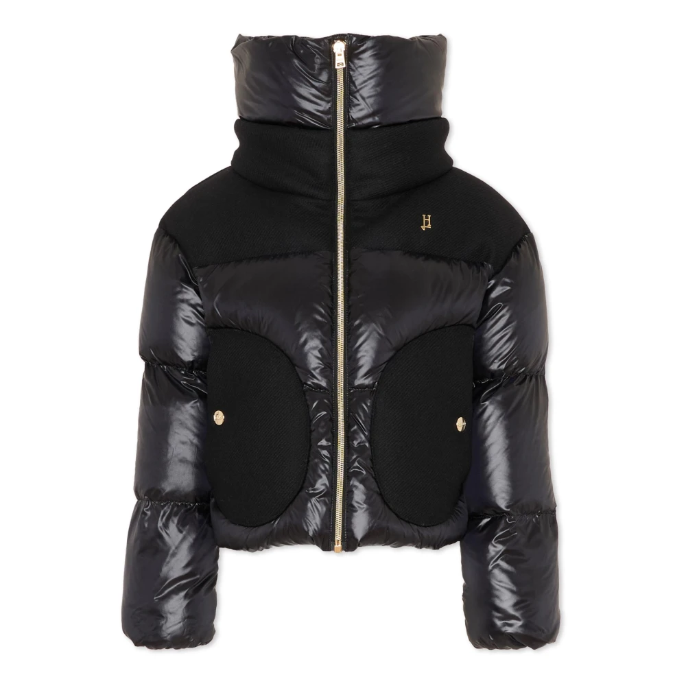 Herno Unisex Kids Black Quilted Jacket - Winter Jackets - 12 Y - Kids