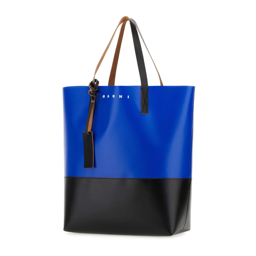 Marni Tweekleurige PVC winkeltas Multicolor Heren