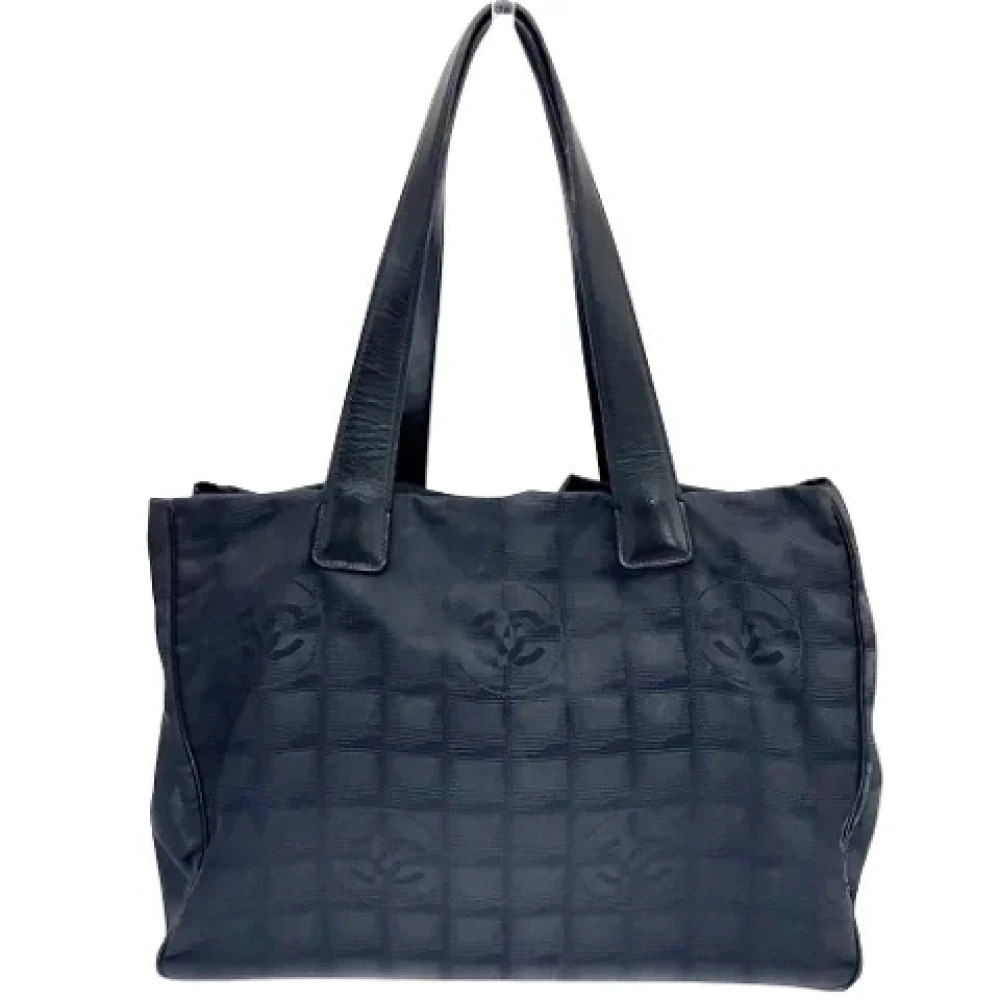 Chanel Vintage Pre-owned Fabric totes Black Dames