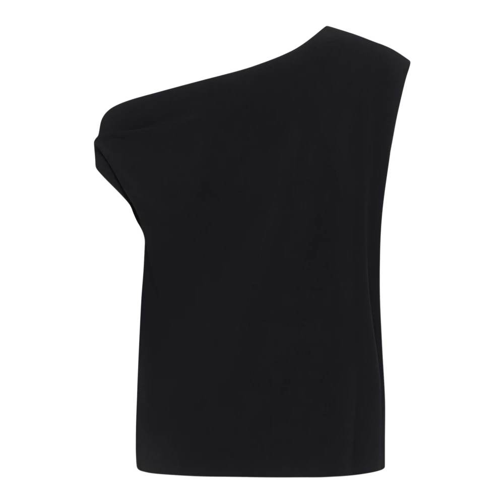Norma Kamali Zwarte Top Black Dames