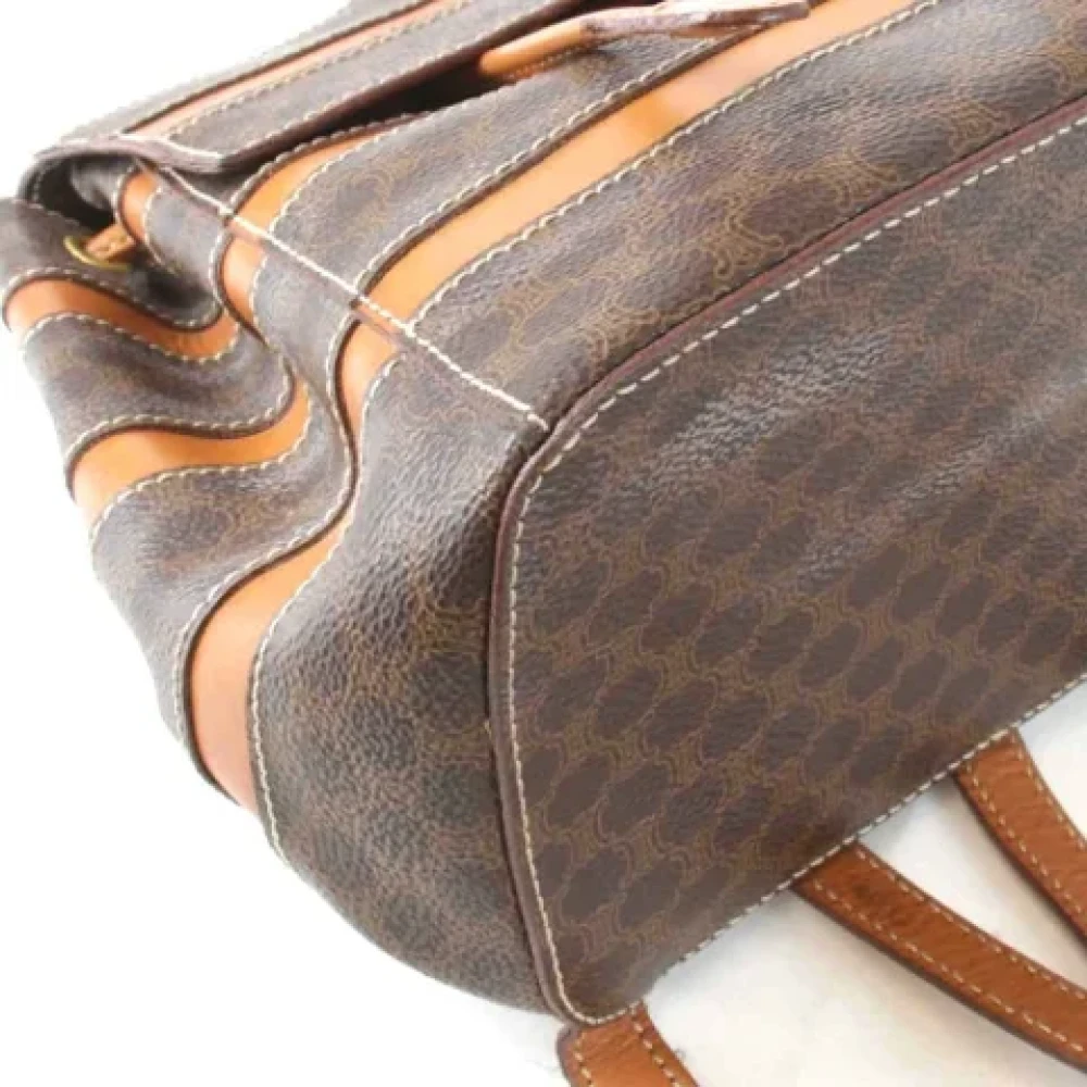 Celine Vintage Pre-owned Leather celine-bags Brown Dames