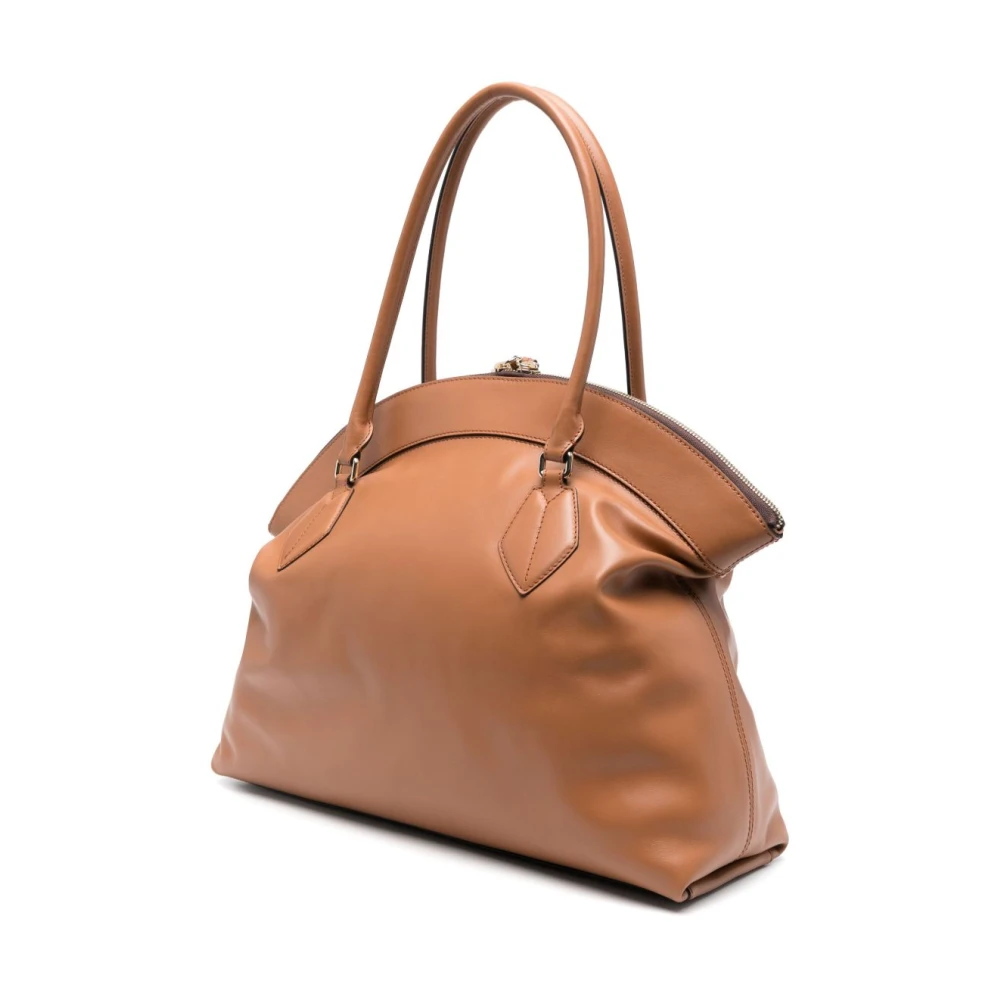 Furla Bruine Tweewegrits Handtas Brown Dames