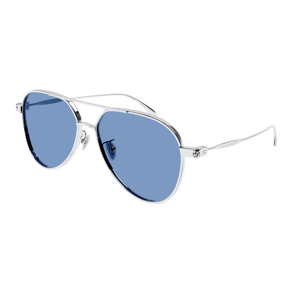 Alexander Mcqueen Unisex Gray Sunglasses - Sunglasses - 59 Mm - Accessories