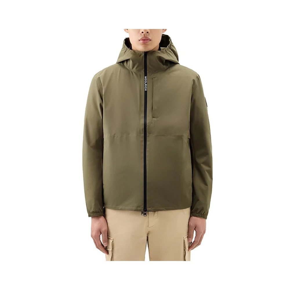 Woolrich Groene Jas Pacific Two Layers Green Heren
