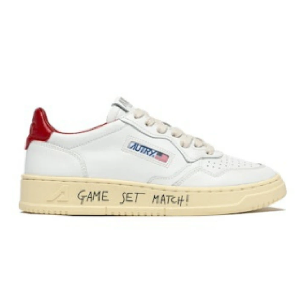 Autry Men's White Medalist Low - Sneakers - 11 Uk - Shoes
