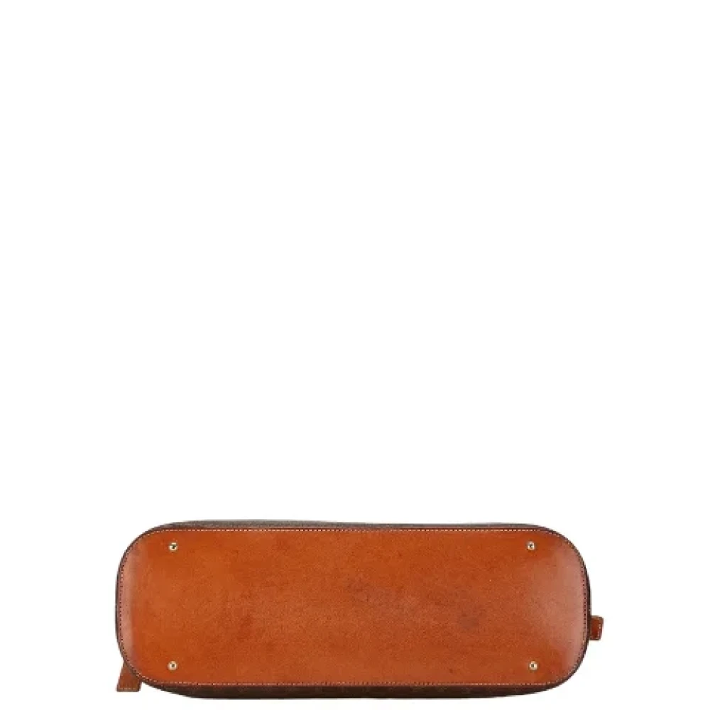 Celine Vintage Pre-owned Canvas handbags Brown Dames