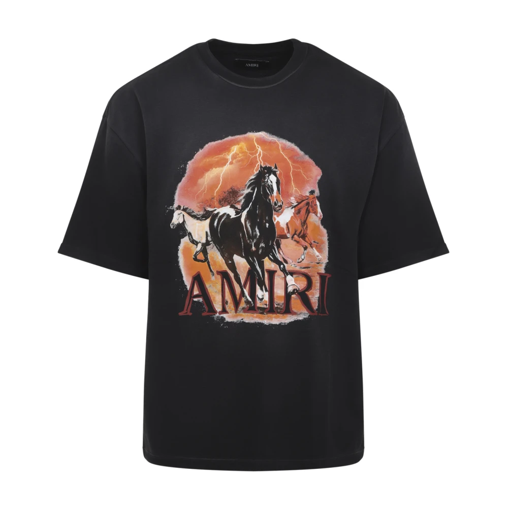 Amiri Men's Black T-Shirts, S, Amtojr1022 T-Shirt