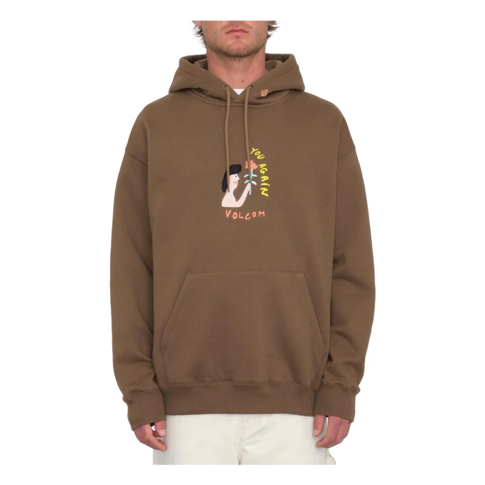 Volcom Arthur Longo 1 Hoodie Brown Heren